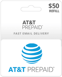 $50 AT&T Prepaid Gift Card