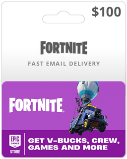 $100 Fortnite V-Bucks Card - Email Delivery