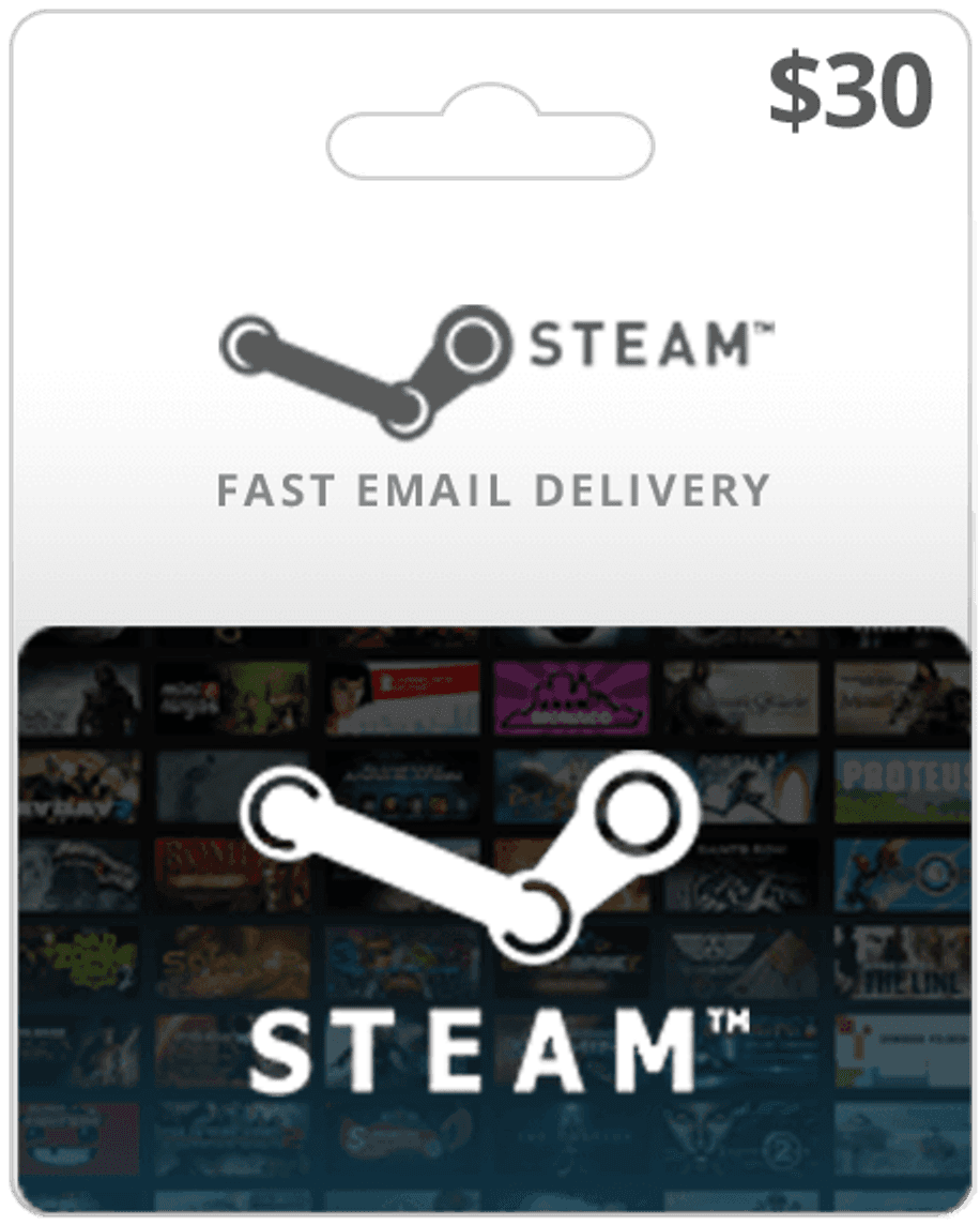 $30 Steam Gift Card (Email Delivery)