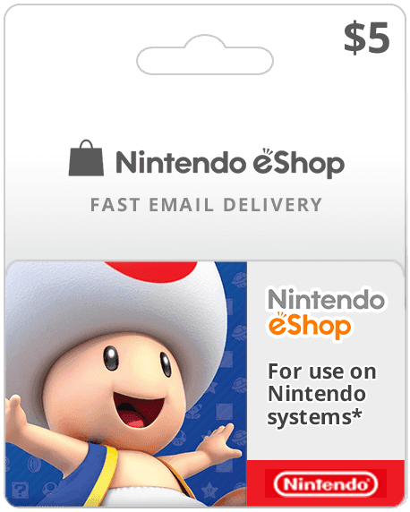 $5 eShop Card