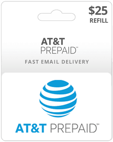 $25 AT&T Prepaid Gift Card
