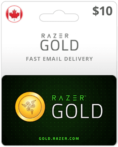 $10 Razer Gold Canada Game Card