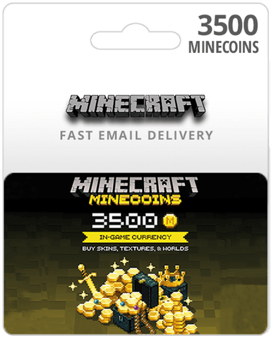 3500 Minecraft Minecoin Card (Email Delivery)