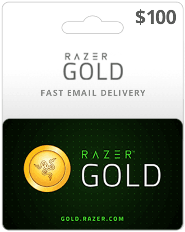 $100 Razer Gold Global Game Card