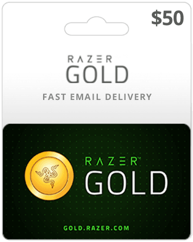 $50 Razer Gold Global Game Card