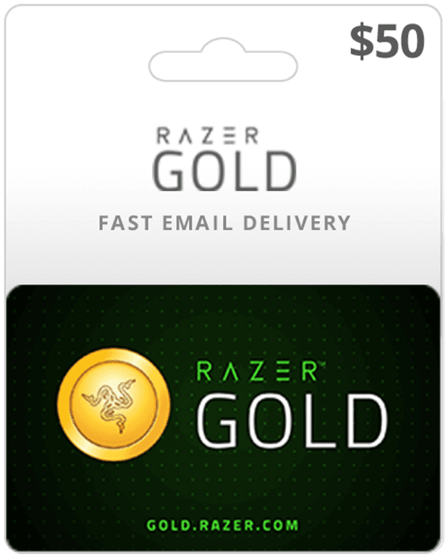$50 Razer Gold Global Game Card