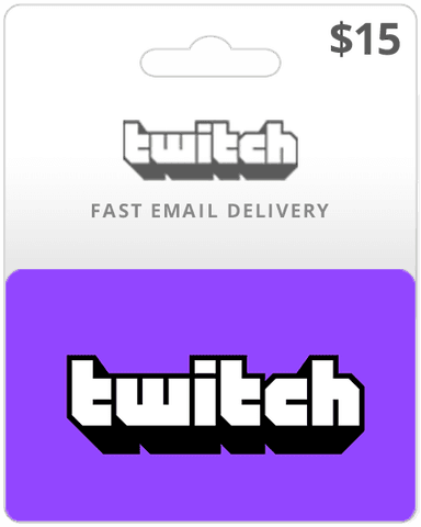 $15 Twitch Gift Cards