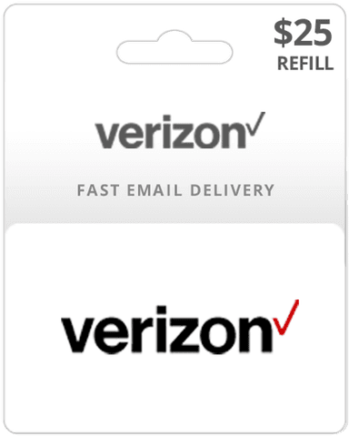 $25 Verizon Prepaid Gift Card