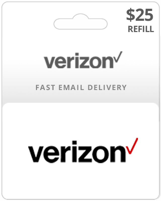 $25 Verizon Prepaid Gift Card