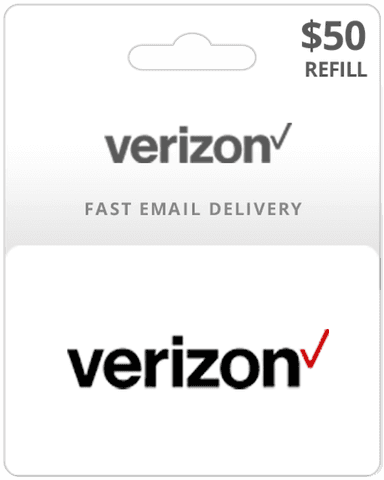 $50 Verizon Prepaid Gift Card