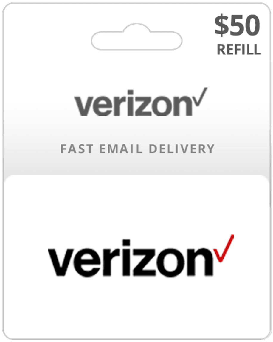 $50 Verizon Prepaid Gift Card
