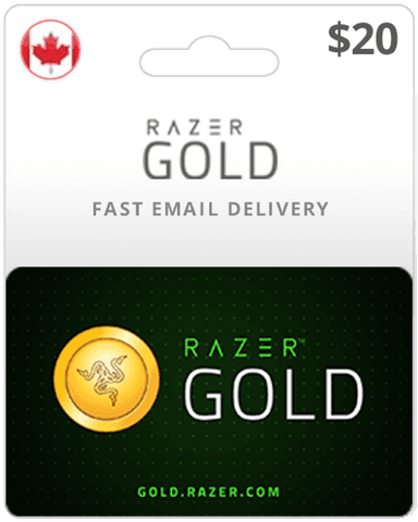 $20 Razer Gold Canada Game Card