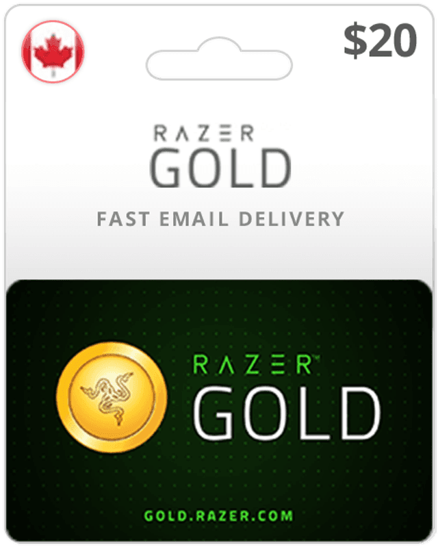 $20 Razer Gold Canada Game Card